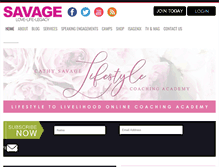 Tablet Screenshot of cathysavage.com